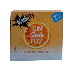 Black Fly Mandarin Orange Gin Soda Fizz